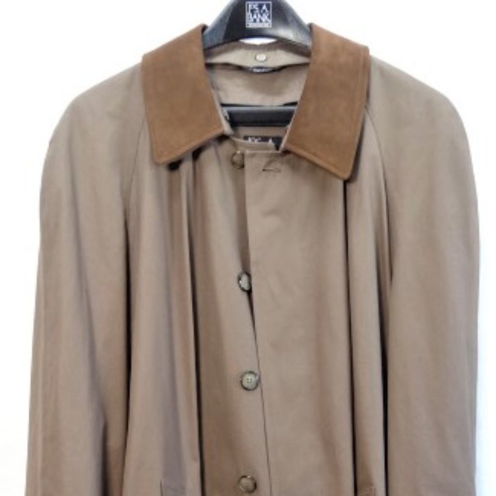 Jos. A. Bank Men's Rain Coat w/Removable Liner (46R)